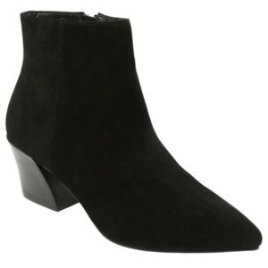 NEW KENSIE LYDEN BOOT BOOTIE BLACK POINTY TOE NIB